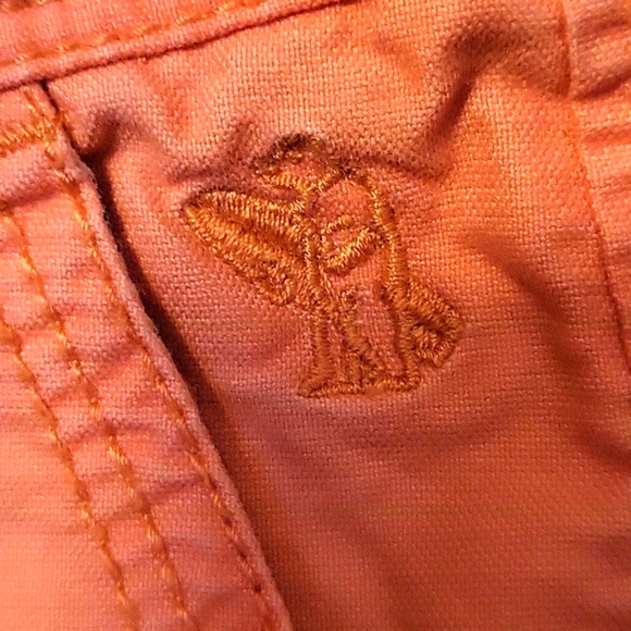 WHO A U CALIFORNIA SHORTS SZ 6 PINK SHORT SHORTS CUFFED SURFSIDE - Picture 4 of 4